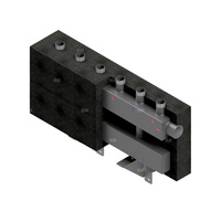 Kolektor kaskadowy ciepła/chłodu CH2 100 5F – DN50, pięcioobwodowy