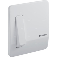 Przycisk uruchamiający Geberit do zaworu spłukującego do pisuarów z pneumatycznym uruchamianiem spłukiwania, przycisk uruchamiający Highline: Szczotkowany