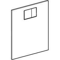 Płyta ozdobna AqC 8/8000+/Sela/Mera, górna, szkło białe