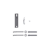 Wandkonsolen-Set kurz WA60mm Einhängepunkt 53mm, biały