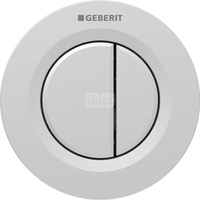 Pneumatyczny przycisk uruchamiający WC Geberit Typ 01, ręczny, podtynkowy, Sigma 8cm, dwudzielny, chrom-mat, easy-to-clean