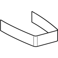 Listwa przypodłogowa do stojącej miski WC, do Geberit AquaClean 8000plus: Biały-alpin