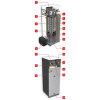 DELTA PRO S 45 Kocioł c.o./c.w.u, 44,9 kW