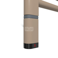 Grzałka TERMA One D30x40 Lewy, 200W \ Tuba, Quartz, kabel spiralny z wtyczką [sebrzysty, 2,5m, logo