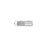 Grzejnik płytowy typ 33 KERMI X2 Line-K wym. 505 x 3005 mm, kolor biały, moc 5764 W