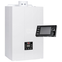 Pakiet - Kocioł gazowy dwufunkcyjny WOLF FGB-35 kondensacyjny wiszący 7.5-34.9kW + Regulator BM-2