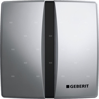 Elektroniczny zawór spłukujący Geberit do pisuaru, Basic, zasilanie bateryjne, chrom-mat