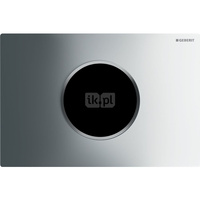 Elektroniczny zestaw uruchamiający WC Geberit, IR, Sigma10, 12cm, chrom bł-chrom mat