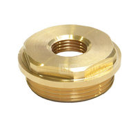 Mosiężny korek redukcyjny z uszczelką DN 40/ DN 15, GW 1 1 ½”/GW ½”