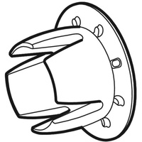 Zaślepka Geberit do spłuczki natynkowej: Biały-alpin