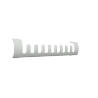 Wieszak TERMA SIMPLE, 500 mm RAL 7035