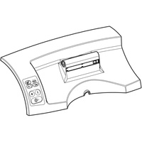 Górna część obudowy do Geberit AquaClean 5000: Biały-alpin