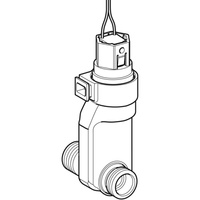 Sekcja wodna Geberit do natynkowego zaworu spłukującego do pisuarów, zakryta