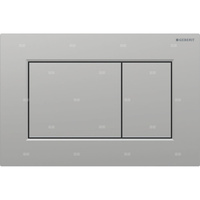 Przycisk uruchamiający Geberit Sigma01, przedni, chrom mat, easy-to-clean, prostokątny
