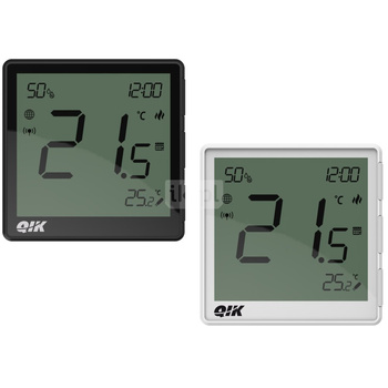Podtynkowy, internetowy regulator temperatury QIK, 230V biały