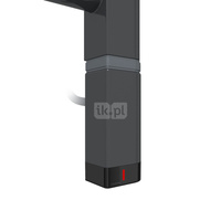 Grzałka TERMA One D30x40 Prawy, 400W \ Tuba, 7021 , kabel prosty bez wtyczki z maskownicą [czarny,