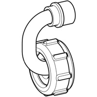 Rura spłukująca Geberit pomiędzy zaworem napełniającym a wężykiem podłączeniowym