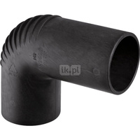 Kolano przyłączeniowe 90' GEBERIT Silent-db20, PE / polietylen, 63 mm x 56 mm (króciec)