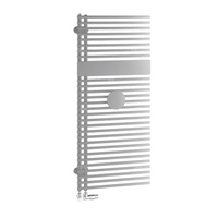 Grzejnik Kermi®Credo®Half®round 1000x600x46, srebro bł./drewno,prawa strona