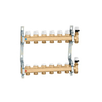 Zespół rozdzielaczy z zaworami odcinającymi i zaworami do regulacji natężenia przepływu O1" X 9 3/4"GZ