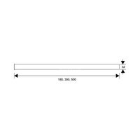 Przedłużka do syfonu umywalkowego 11/4"x32mm z kołnierzem L-300mm CHROM