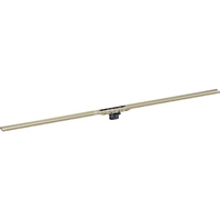Odpływ liniowy Geberit CleanLine80: L=30–130cm, Rama: szampańska / polerowana, powlekana, Powierzchnia: szampańska / szczotkowana, powlekana