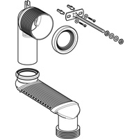 Zestaw kolan odsadzkowych do urządzenia WC z funkcją higieny intymnej Geberit AquaClean Sela ze stojącą miską WC