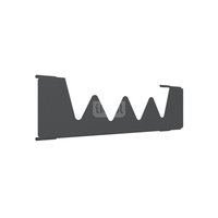 Wieszak TERMA HAPPY, Shark, 300 mm \ karton, RAL 7021