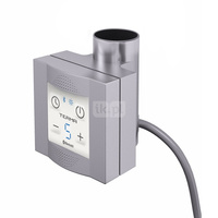 Grzałka TERMA KTX 4 Blue, 200 W \ Tuba, Silver Matt SMA, kabel prosty z wtyczką [srebrzysty, 1,5m, l