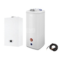 Pakiet - Kocioł gazowy jednofunkcyjny BERETTA QUADRA X 25R kondensacyjny wiszący 3.1 - 25 kW + WymiennikVulcan 120L stojący + Czujnik c.w.u.