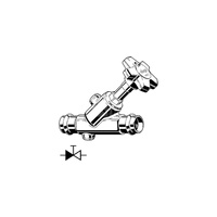 Zawór wodny VIEGA 22385 zz 22 mm x zz 22 mm