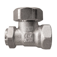 HERZ-RL-4 - indywidualny zawór odcinający, figura kątowa, do instalacji dwururowych G 3/4 x Rp1/2