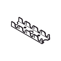 Szyna montażowa VIEGA 1234 PCV 2000 mm / 17 mm