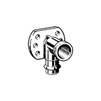 Uchwyt montażowy ścienny VIEGA 22255 brąz Gwint wewnętrzny x zz 1/2'' x 12mm