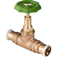 Zawór odcinający GEBERIT Mapress prosty mosiądz DN 32 zz x zz 32mm x 32mm