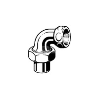 Złącze przejściowe 90' VIEGA 94096G jednoczęściowy, mosiądz / brąz, 22 mm x 1'' (lw x gw)