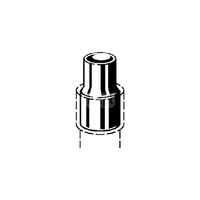 Złącze VIEGA 95243 redukcja jednoczęściowy, Cu / Cu, 64 mm x 42 mm (kw x gw)