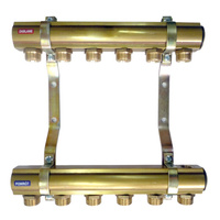 Rozdzielacz do c.o. z nyplem - 8 sekcji