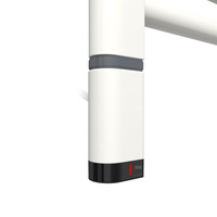 Grzałka TERMA One D30x40 Lewy, 600W \ Tuba, RAL 9016, kabel prosty bez wtyczki z maskownicą [biały, 1,5m, logo Terma, instr. TERMA]