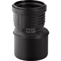 Zwężka GEBERIT Silent-PP redukcja, PP / PP, 110 mm, DN 100 x 75 mm x DN 70 (końcówka wciskowa x mufa wciskowa), (głębokość: 16.5 mm) z uszczelką