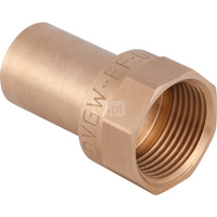 Złącze GEBERIT Mapress Kupfer przejściowe, brąz, 3/4'' x 22 mm (GW x końcówka wciskowa)