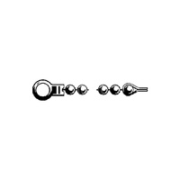 Uchwyt łańcuszkowy z łańcuszkiem VIEGA 9925290 dł.250mm