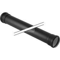 Rura GEBERIT Silent-PP PP-c / PP-md / PP-c 110 x 1500 x 3.6 mm z kielichem, biała, czarna