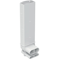 Kolanko przelewowe Geberit do zestawu odpływowo-przelewowego do umywalki Clou