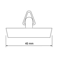 Korek gumowy do spustu 45mm