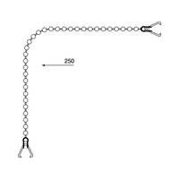 Łańcuszek do korków L-250mm