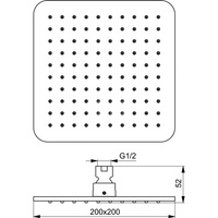 IDEALRAIN CUBE DESZCZOWNICA 200