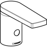 Korpus baterii Geberit z okrągłym otworem, do baterii umywalkowej typ 186: Chrom błyszczący