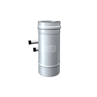 Rura z króćcem 1/2'' MK ŻARY PR RTM PSI (malowana) 60/100 mm, długość 250 mm