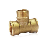 Trójnik FITTING STANDARD mosiądz 1/2'' (GW x GZ x GW)